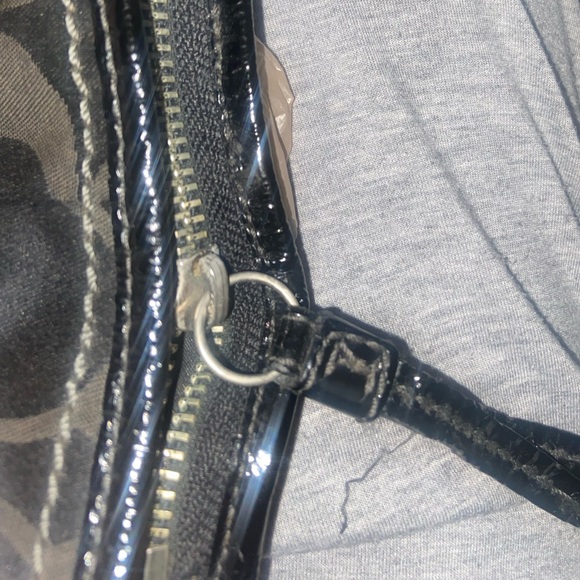 Coach Sateen Signature Shoulder Bag Black No -12675 - Picture 5 of 14